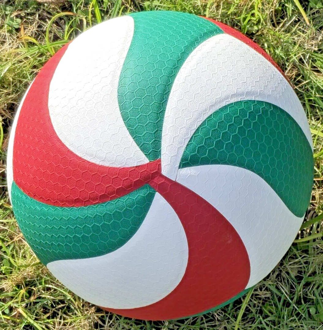 Molten V5M5000 Volleyball - Size 5, Indoor/Outdoor PU Leather Ball