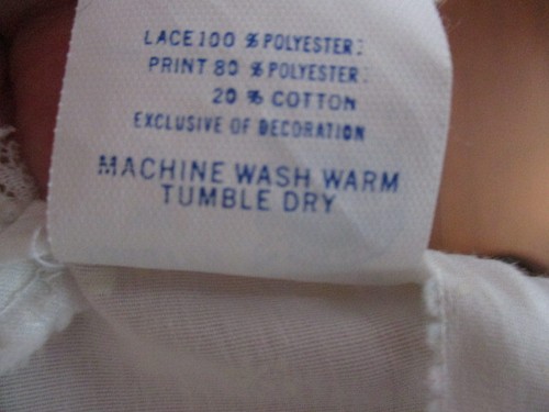 Abito bianco vintage ARLENE AIRESS bambina tg 8 orlo pizzo comunione prateria S/S *difetto - Foto 16 di 17