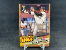 2020 TOPPS JUAN MARICHAL DECADES' BEST DB-12 INSERT GOLD 32/50 GIANTS