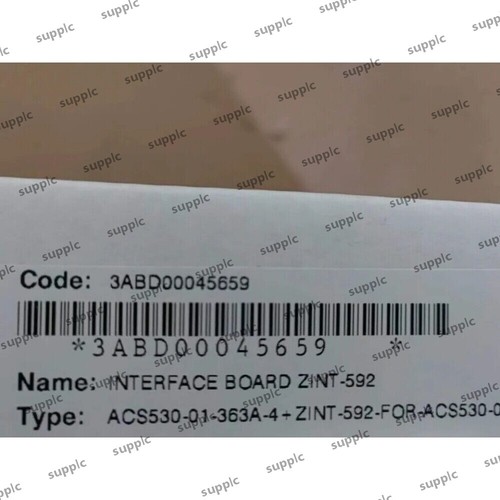 ZINT-592 ABB Power Board Drive Motherboard Brand New in Box US Free TAX