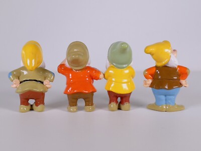 1993 Disney Snow White Seven Dwarfs PVC Figure Set Of 7 Vintage
