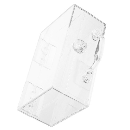 Storage Box with Lock Buckle Travel Transparent Bag Make up Case for Teens - 第 3/12 張圖片
