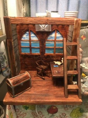 Diorama Decoration Scene nave Motu Motuc Heman  Grayskull Per Detolf