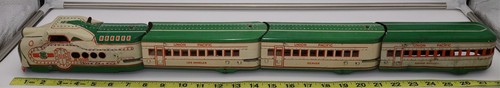 Marx O Train GREEN Union Pacific OMAHA Streamliner Passenger Car / Locomotive - Afbeelding 1 van 16