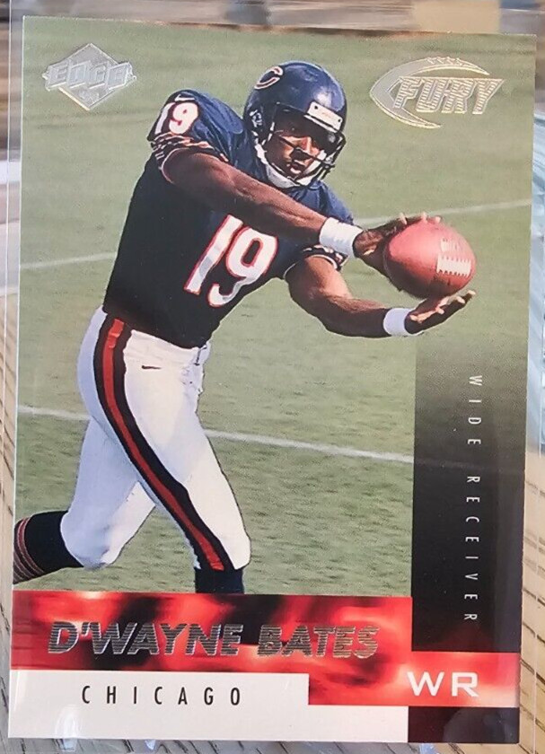 1999 Collector's Edge Fury D'Wayne Bates RC #153 Chicago Bears