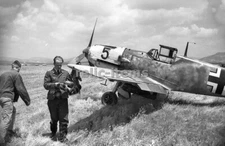 WW2 PICTURE PHOTO GERMAN LUFTWAFFE MESSERSCHMITT BF 109 BF-109 PILOT 6416