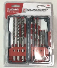 Freud Diablo DMAPL9920-S7 Rebar Demon Hammer Drill Bit Set, 7-Piece