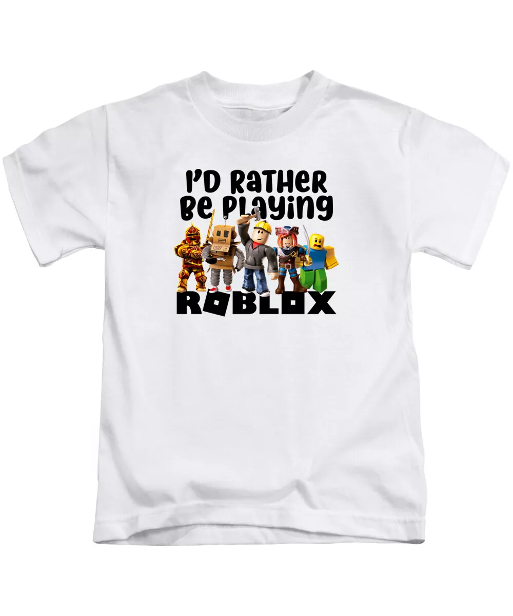 Kids and Adult Shirts Roblox T-Shirt for Children Boys Girls Men Women  Fashion Wear Tees