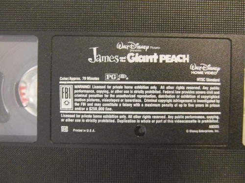 2) Películas de Walt Disney Blancanieves y los 7 enanitos/James & The Giant Peach 33073 - Imagen 12 de 12