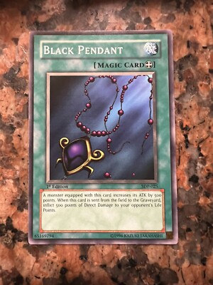 YuGiOh Black Pendant Starter Deck Pegasus SDP-025 1st Edition YuGiOh Black Pendant Starter Deck Pegasus SDP-025 1st Edition