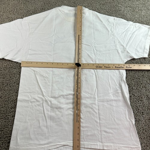 VINTAGE 90s K Swiss Shirt Mens Large White Disco Ball Tennis Single Stitch * - Picture 8 of 12
