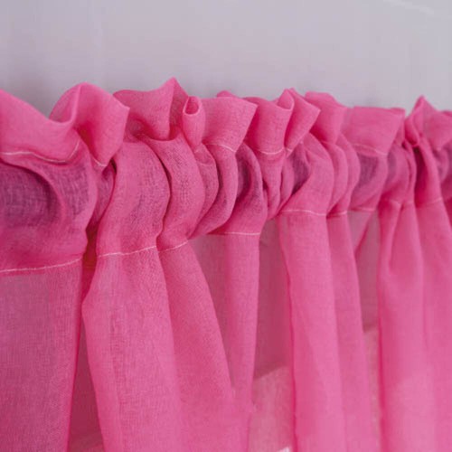 Gradient Sheer Curtains Rod Pocket Window Sheer Voile Curtain Bedroom Drapes  - Bild 14 von 24