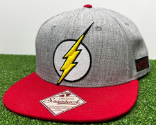 DC Comics The Flash Snapback Hat Original Snapback Embroidered