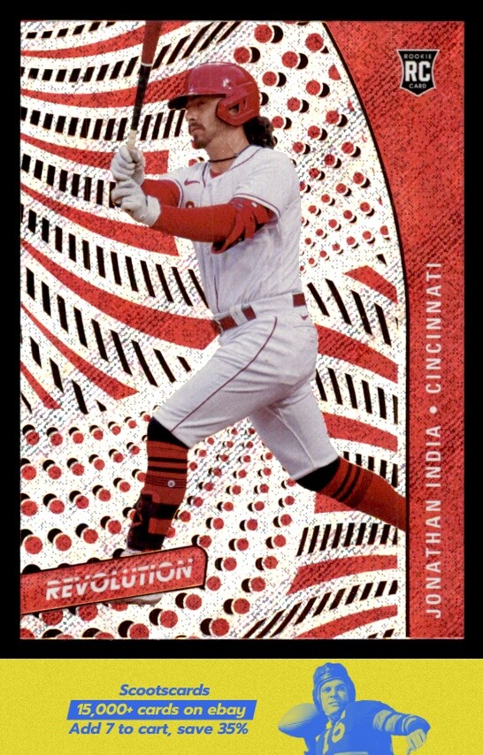2021 Panini Chronicles Jonathan India Revolution Fractal card #39 CIN Reds