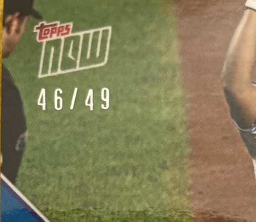 2022 Topps NOW #672 ⚾️ Vladimir Guerrero Jr ⚾️ Toronto Blue Jays ⚾️ BLUE 46/49 - Picture 6 of 7