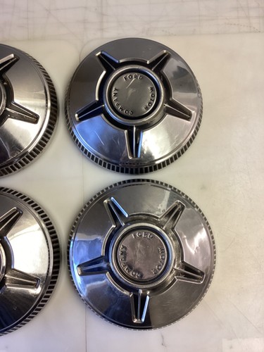 (4) 1970-74 Mustang, Maverick stainless hubcaps , D0DA-1130-A, Econoline Van - Picture 4 of 18