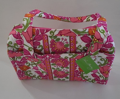 Vera Bradley Handbag Purse Caroline Lilli Bell Flowers Colorful Damage Read ⬇️ - Picture 22 of 24