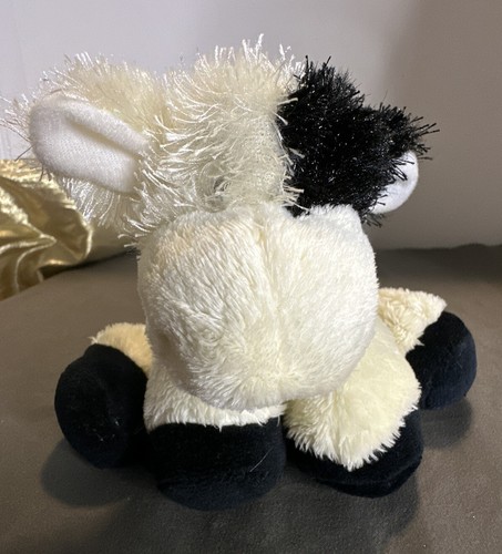 Ganz Webkinz black and white Cow. HS003 . No Code frizzy LIL KINZ
