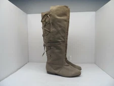 Not Rated Women's 18" Tall Riding Boots Taupe Size 7M