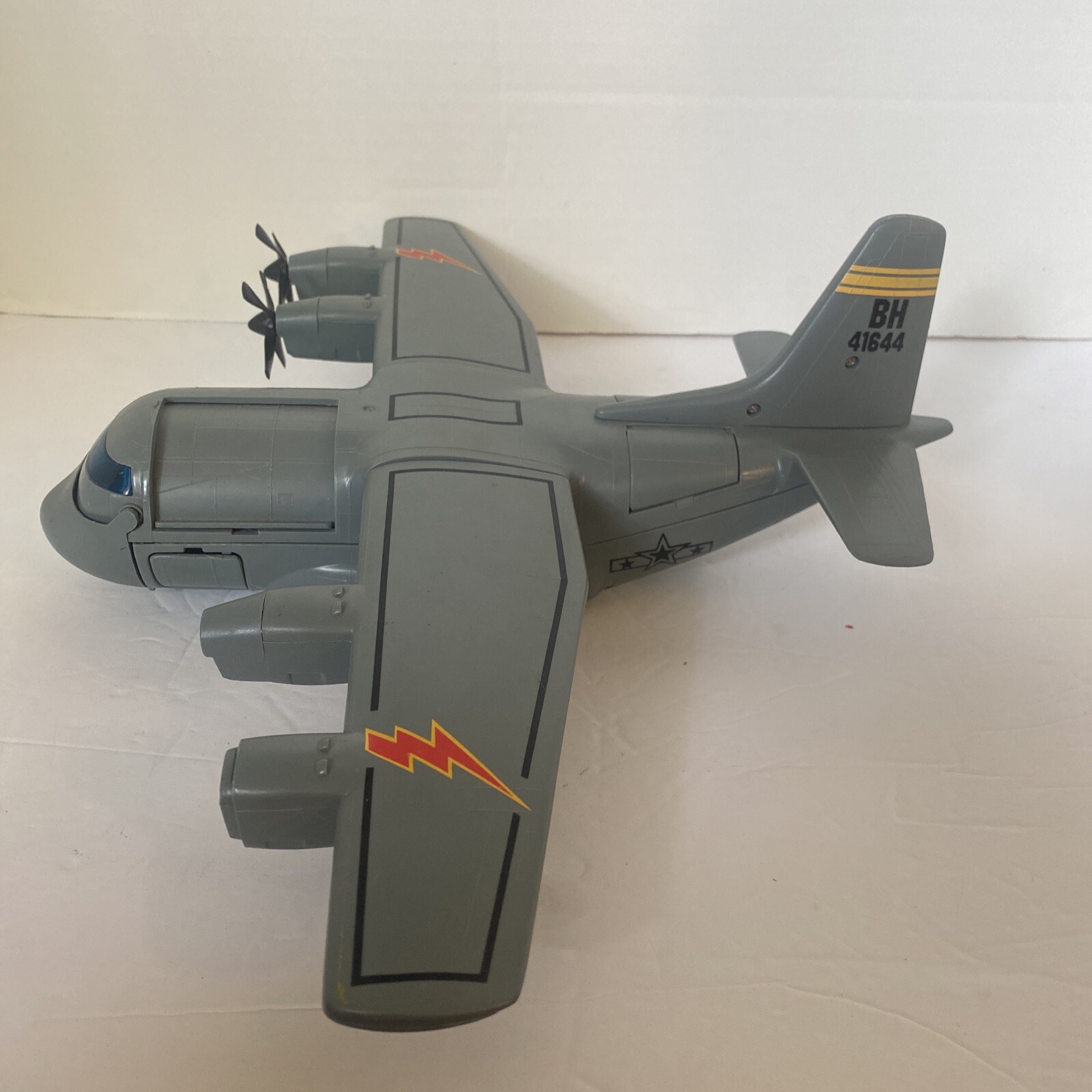 Micro Machines Wildcat Transport Cargo Plane Galoob Missing 1 Side Of Propeller eBay