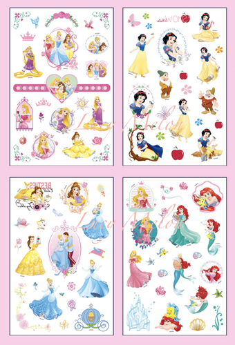 Kids paw patrol Temporary Tattoos Boys Girls Party Birthday Princess Disney - Picture 22 of 59