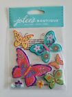 Jolees Boutique Scrapbooking stickers Colorful Butterflies