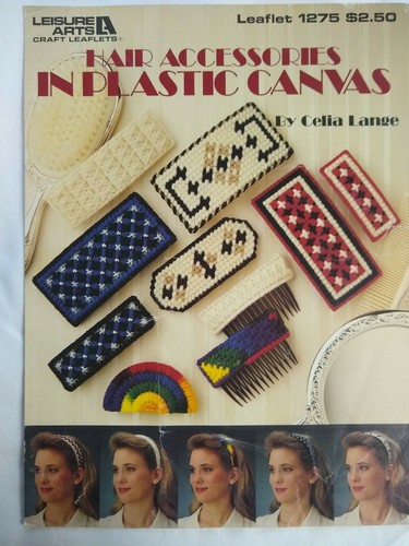 Leisure Arts | 1275 | Plastic Canvas | Hair Accessories in Plastic Canvas - Picture 1 of 3
