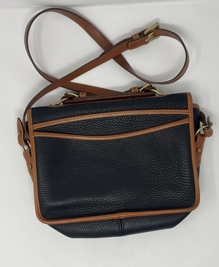 Vintage Dooney Bourke All Weather Leather crossbody Shoulder Bag