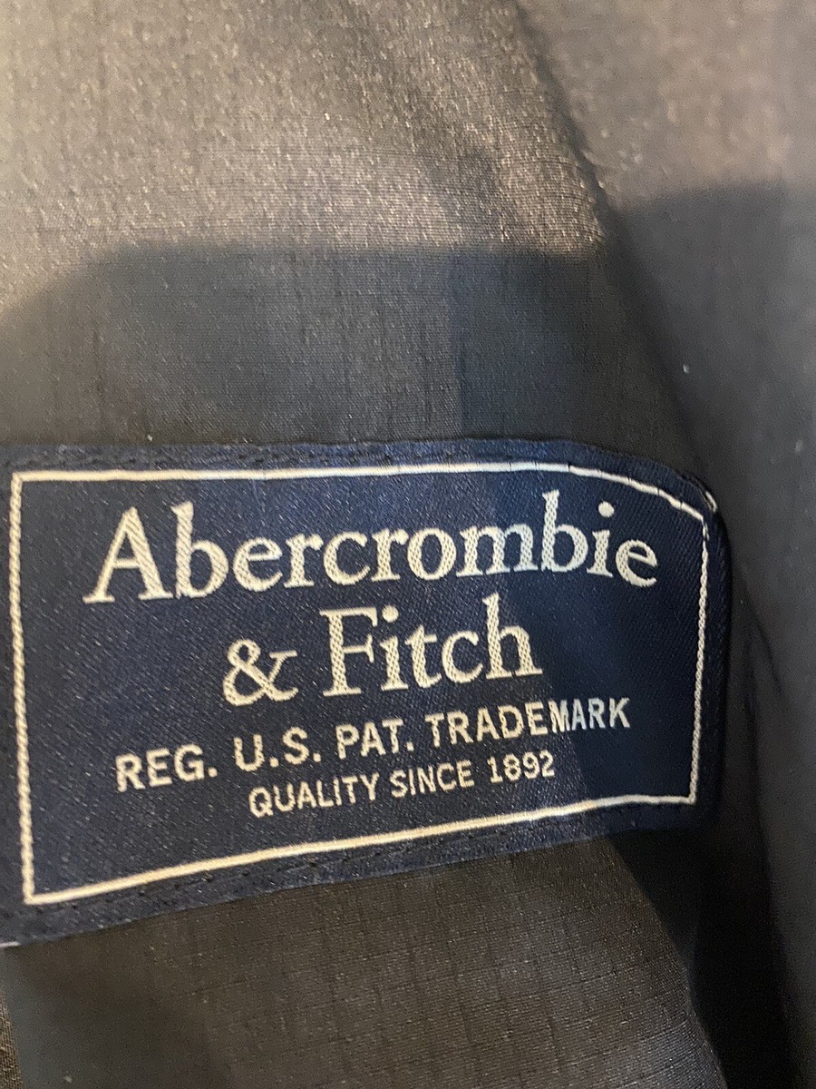 Abercrombie Men's Technical Midweight Coat Jacket XS Black Hood | eBay