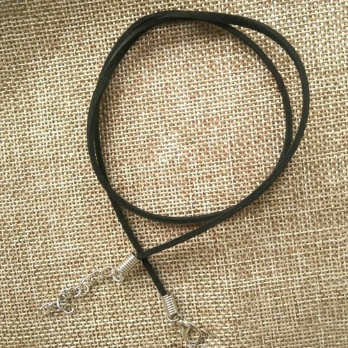 10PC Black Brown Suede Leather String Necklace Cord Jewelry Making Pro -US R7L1 - Picture 6 of 9