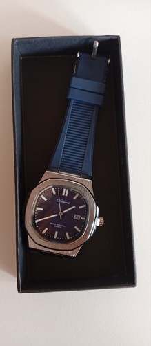 Reloj nautilus azul 39mm acero y silicona - Imagen 5 de 7