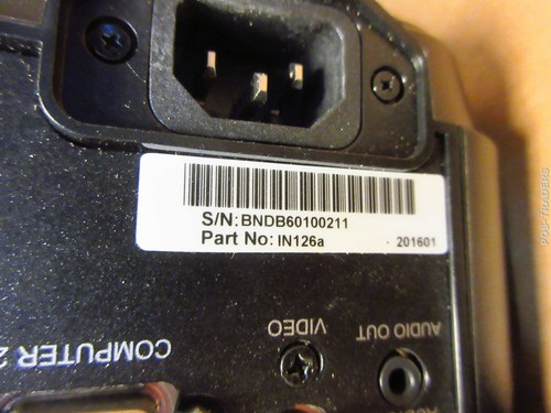 InFocus IN126A Projector Beamer DLP WXGA 3500 LUMENS - HDMI - No Remote - 259 H - Bild 3 von 3