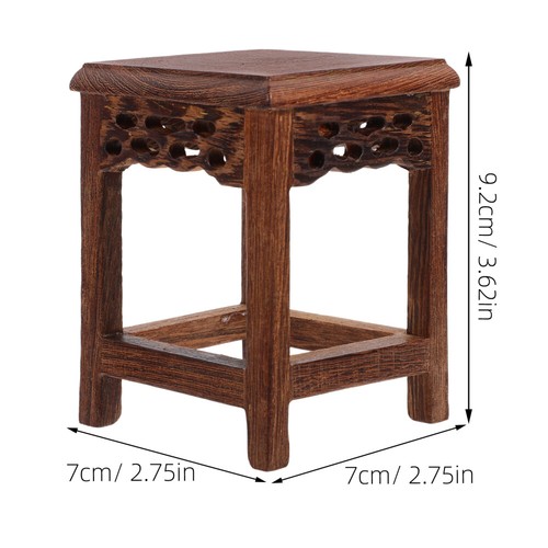 Pflanzentisch Base Holz Blumenkübel Podest Pflanzenhochstand - Bild 8 von 12