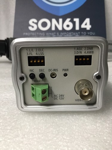 Samsung SCC-B2311 Security Color Camera W/ 540TVL 5-50mm DSP 12vdc 24vac TESTED! - Picture 9 of 12
