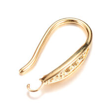 42 Piece Gold Plated Brass Earwire Earring Mix of 2 Styles *