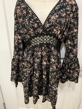 Shein Raccolta Carta Floral MIDI Dress