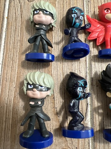 PJ MASKS Set CATBOY LUNA GIRL OWLETTE GEKKO NIGHT NINJA 3" Cake Topper Figur - Bild 2 von 4