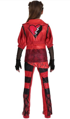 Disney Descendants 4 The Rise Of Red Deluxe Red Halloween Costume 12-14 Large - Picture 3 of 8