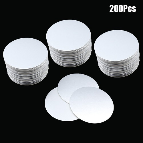 200Pcs Bottle Jar Seal Cap PET Electromagnetic Aluminum Foil Induction Gasket - Picture 24 of 24