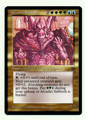 アルカデス・サボス 2 エルダー・ドラゴン・レジェンド MTG Arcades Sabboth Magic The Gathering Legends Elder Dragon | eBay
