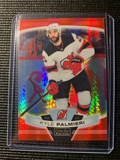 Kyle Palmieri Devils Red Prism 84 18/199 2019-20 OPC Platinum Hockey