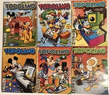 Giornalini Topolino n.6 rari in ottimo stato