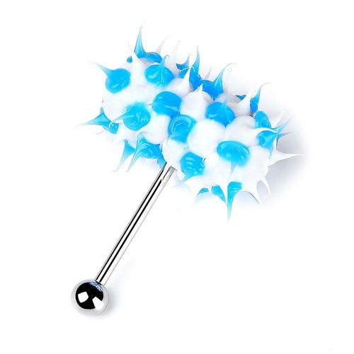 Vibrating Tongue Bar Jewelry Piercing Tongue Unisex Body Piercing Barbell - Picture 17 of 22