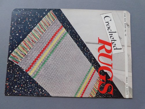 Crocheted Rugs - 1952 American Thread Co - Star Book no. 93 - instructions - Picture 4 of 9