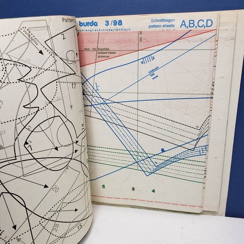 BURDA A WORLD OF FASHION Magazine March 1998  - UNCUT Sewing Patterns - Imagen 12 de 13