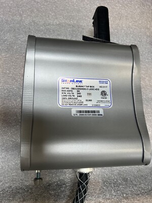 NEW STARLINE TRACK BUSWAY TAP BOX CBDC225GHE92-3'-L630C-4DG Max Amp: 30 240 Volt
