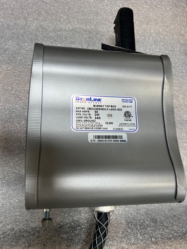 STARLINE TRACK BUSWAY TAP BOX CBDC225GHE92-3'-L630C-4DG Max Amp: 30 - Picture 1 of 8