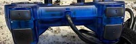 Sony PlayStation 2 PS2 Ocean Blue Clear Controller DualShock OEM SCPH-10010