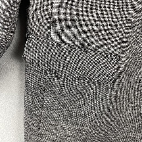 VTG Circle S Lambswool Blazer Sport Coat Mens 50R Grey Western Cowboy Rockabilly - Picture 4 of 18