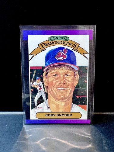 1988 Leaf Donruss Diamond Kings Cory Snyder #8 - Cleveland Indians